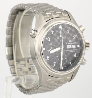 IWC Schaffhausen Pilot Doppelchronograph Automatic Ref. 3713 42mm Steel Watch
