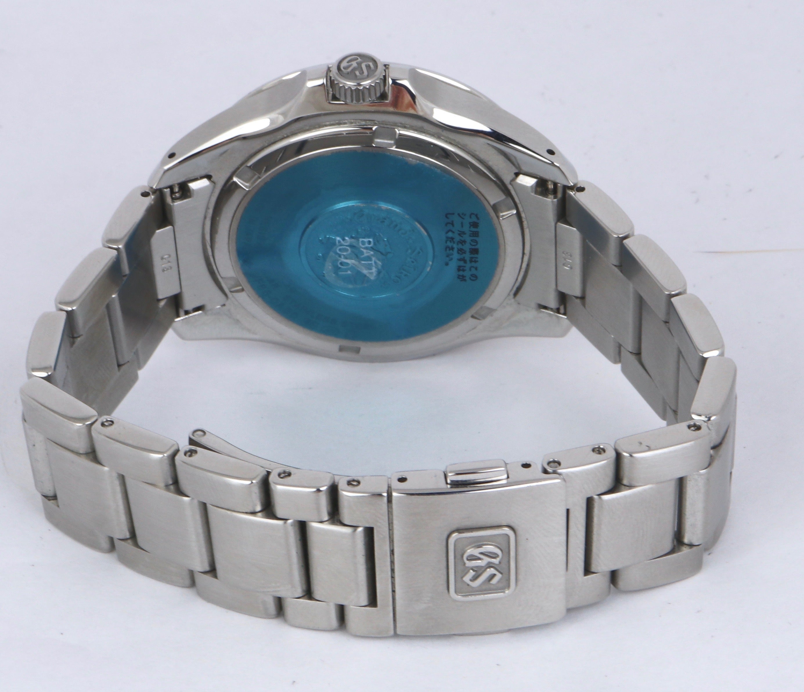 MINT 2020 Grand Seiko GMT Blue 39mm Stainless Steel SBGN005 G Quartz Men's Watch