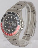 2005 Rolex GMT-Master II Coke F SERIAL Stainless Steel NO HOLES 40mm 16710 Watch