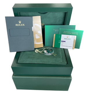 OPEN CARD UNPOLISHED Rolex Sky-Dweller Yellow Gold Champagne Arabic 326938 Watch