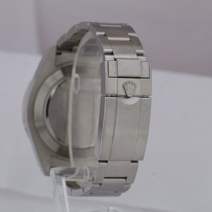 2014 UNPOL. Rolex Explorer II Black Orange Stainless 42mm GMT Watch 216570 B+P
