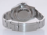 2015 PAPERS Unpolished Rolex Sea-Dweller Black Ceramic 116600 Steel SDK Watch
