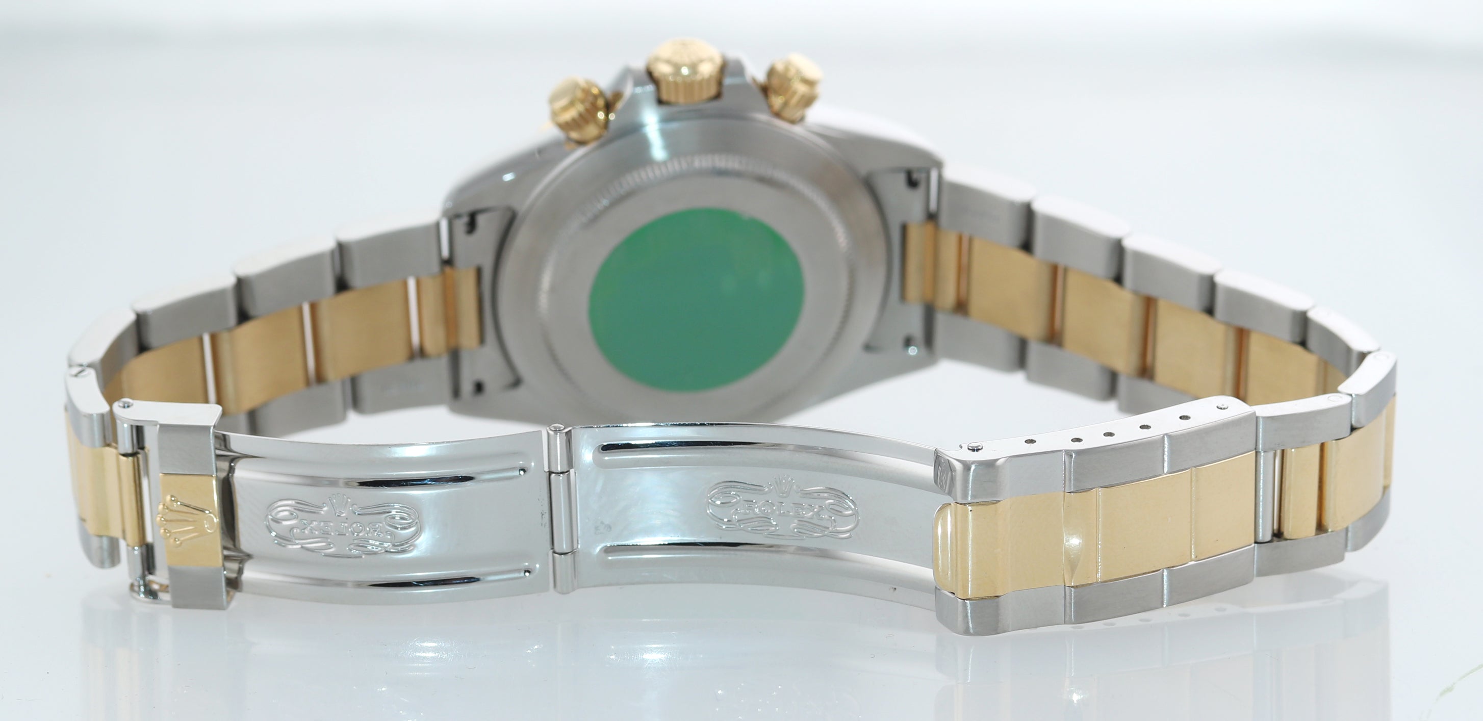 Rolex Daytona 16523 Zenith Champagne yellow gold steel Two Tone Watch box