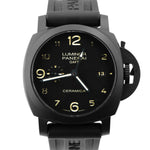 MINT Panerai Luminor 1950 GMT Black Ceramic Titanium 44mm Watch PAM00441 B+P