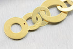 Genuine Roberto Coin Chic and Shine Circle Toggle 18K Yellow Gold Bracelet 7.75"
