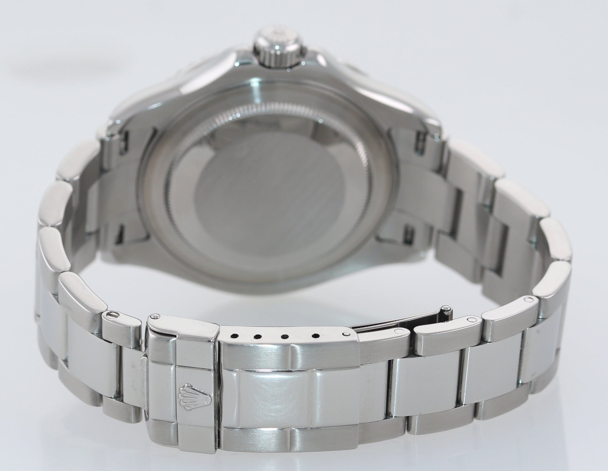 MINT Rolex Yacht-Master 16622 Steel Platinum Dial Bezel 40mm Watch Box