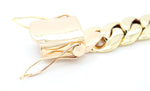 Men's Solid 14K Yellow Gold Cuban Link Chain Bracelet 7.50" | 17mm | 192.2 grams