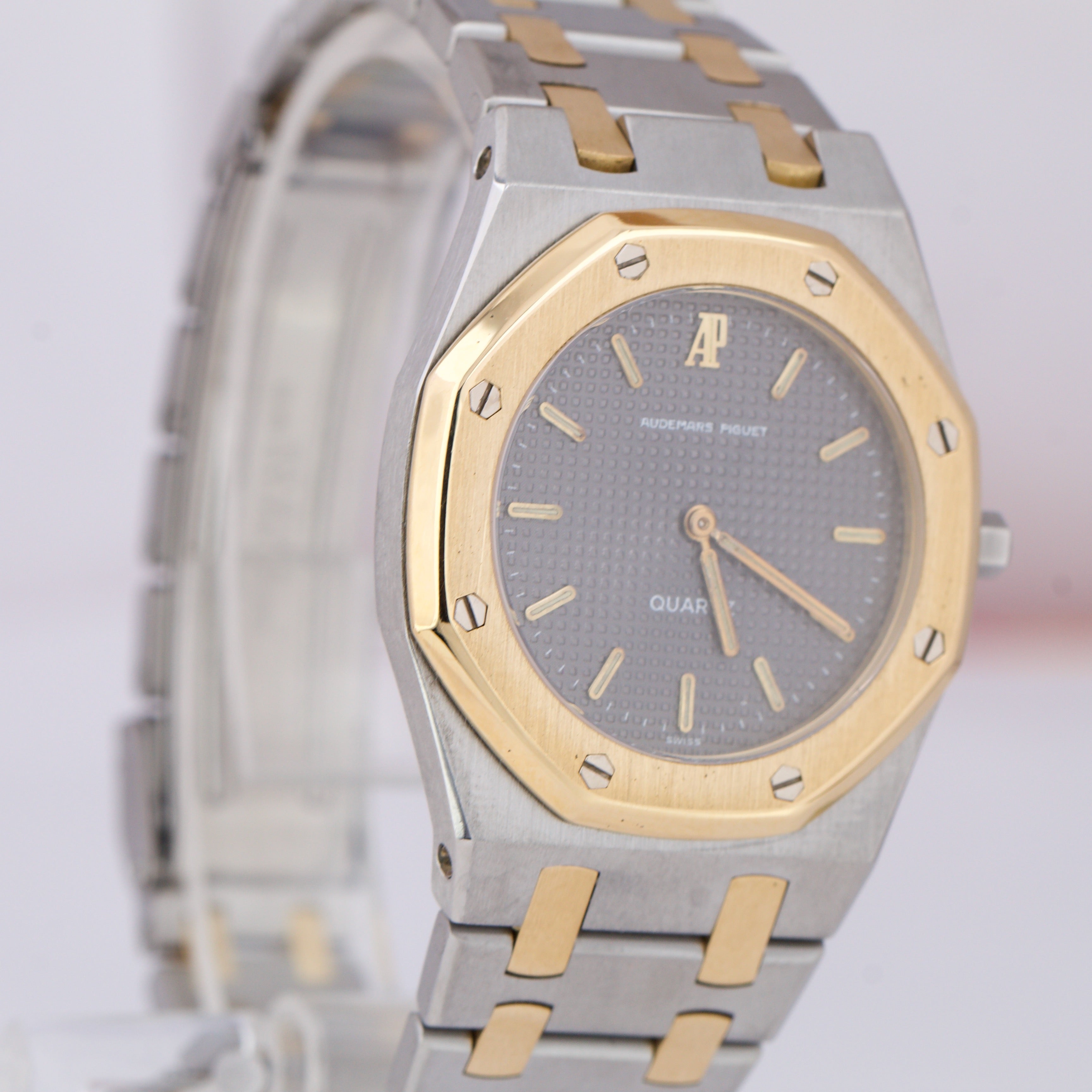 Ladies Audemars Piguet Royal Oak 30mm 18K Yellow Gold Two-Tone Quartz Watch