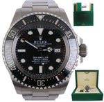 MINT 2018 Rolex Sea-Dweller Deepsea 126660 Stainless Steel 44mm Black Dive Watch