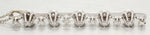 Vintage 0.45ctw Diamond Vertical Bar Pendant Necklace - 14k White Gold - 16"