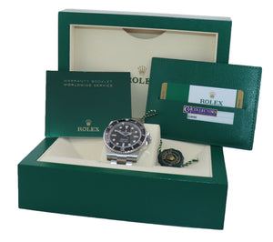 2020 PAPERS Unnamed Rolex Submariner No Date 114060 Steel Black Ceramic Watch