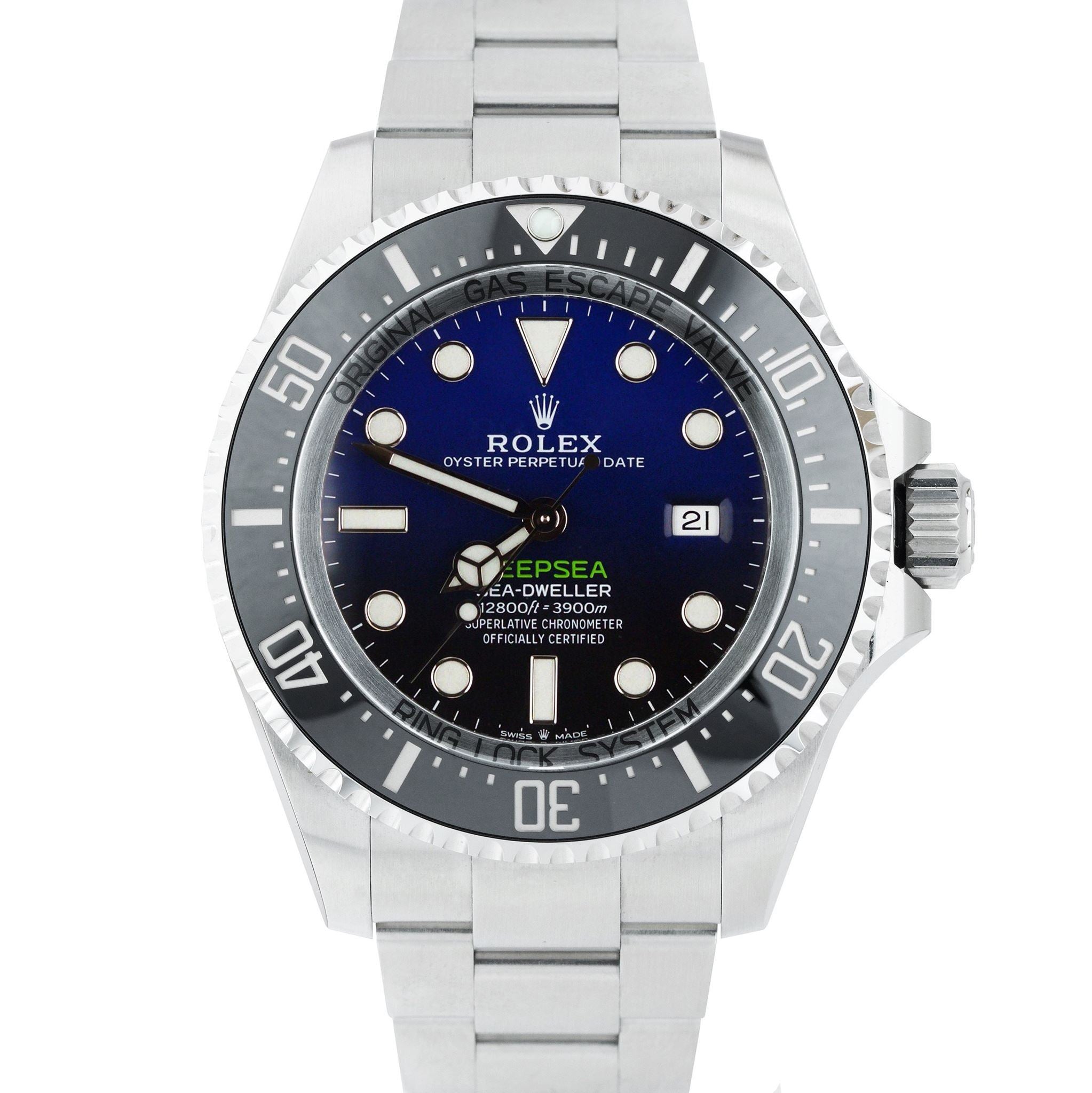 NEW STICKERED Rolex Sea-Dweller Deepsea 44mm James Cameron Watch 126660