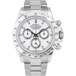 2003 THIN HANDS Rolex Daytona 116520 White 40mm Stainless Steel Watch Box Papers