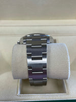 MINT 2021 Rolex Air-King 40mm Black Arabic Stainless Steel Watch 116900 B+P