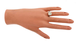 Exquisite Ladies Estate Platinum 4.01ct Diamond Engagement Ring EGL USA