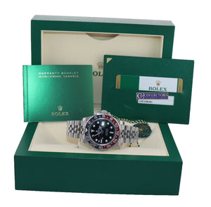 2020 PAPERS Rolex GMT Master PEPSI Red Blue Jubilee Ceramic 126710 Watch Box