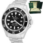 MINT Rolex Sea-Dweller Deepsea Stainless Steel 44mm Black Dive Watch 116660 BOX