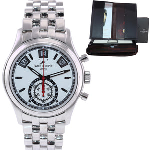 Patek Philippe 5960a Steel Chrono Annual Calendar 40.5mm Watch Box
