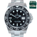 2017-2018 Rolex GMT Master II 116710 Steel Ceramic Black Dial 40mm Watch Box
