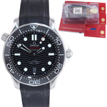 2021 NEW Omega Seamaster 210.32.42.20.01.001 Black 300M Diver Steel Watch