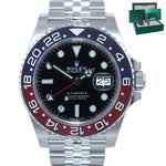 APRIL 2021 BRAND NEW PAPERS Rolex GMT Master PEPSI Blue Ceramic 126710 Watch