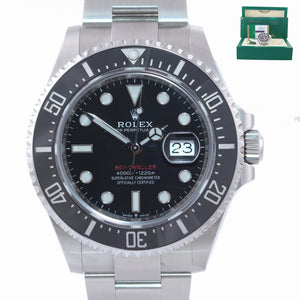 BRAND NEW 2019 PAPERS Mark II Rolex Red Sea-Dweller 43mm 126600 Steel Watch