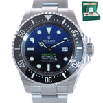 NEW PAPERS Rolex Sea-Dweller Deepsea Cameron Blue 126660 44mm Watch Box