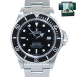 2005 PAPERS MINT Rolex Sea-Dweller Steel 16600 Black Dial Date 40mm Watch Box