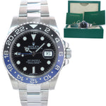 2018 Rolex GMT Master II 116710 BLNR Steel Ceramic Batman Blue Watch Box Hangtag