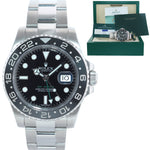 2021 RSC Service Rolex GMT Master II 116710 Steel Ceramic Black Dial 40mm Watch