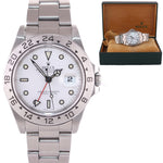 Rolex Explorer II 40mm White 16570 Polar Oyster 40mm Watch Box