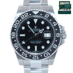 DISCONTINUED Rolex GMT Master II 116710 Steel Ceramic Black Watch Box