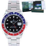 2017 RSC PAPERS Rolex GMT-Master 2 Pepsi Blue Red Steel 40mm 16710 Watch Box