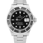 2007 Rolex Submariner Date 16610 T NO-HOLES Pre-Ceramic Stainless Steel Watch