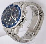 2008 Omega Seamaster 300M 2225.80 Blue 41.5mm Automatic Chronograph Date Watch