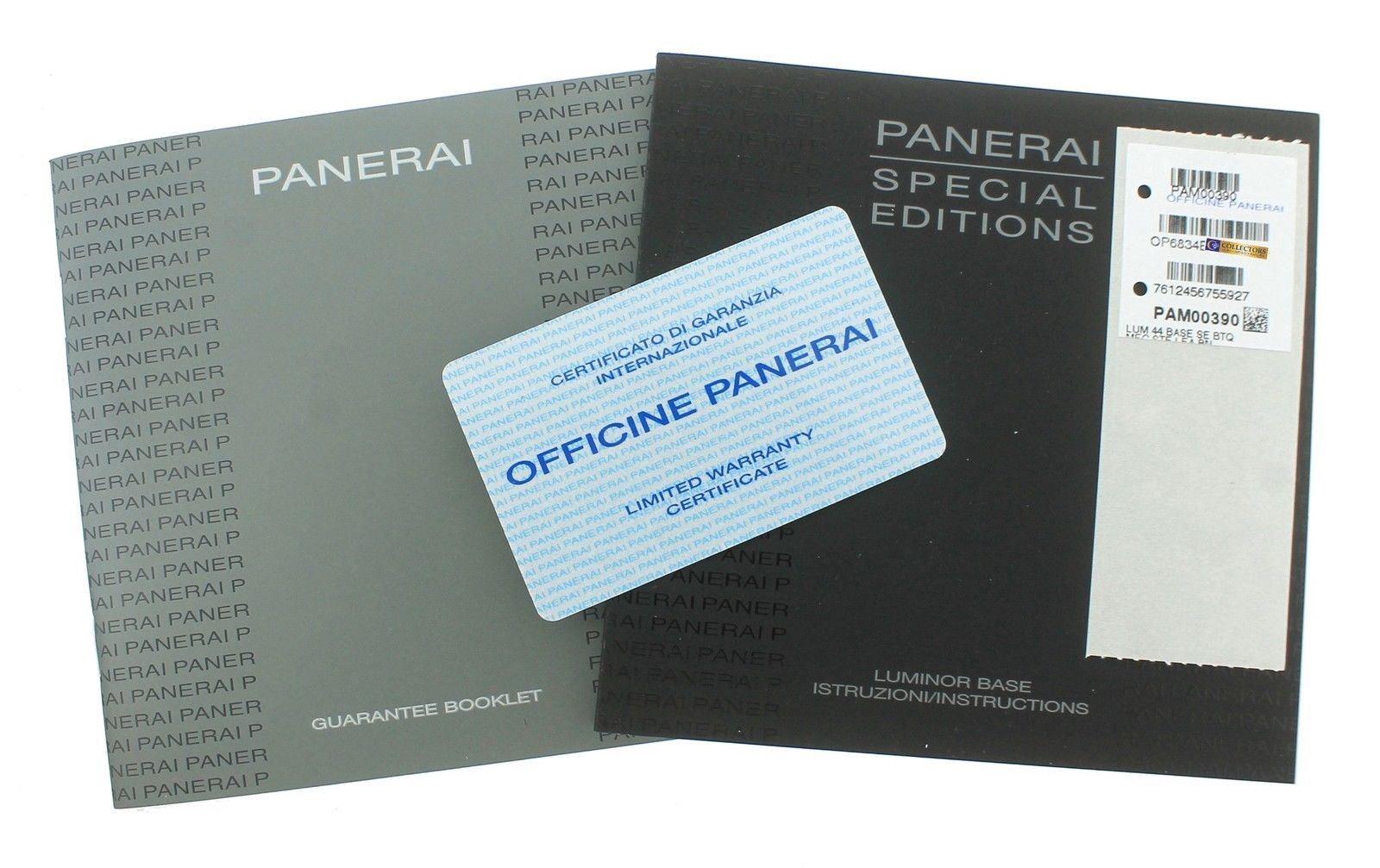 Men's Panerai PAM 390 N Luminor Base Brown Boutique Edition 44mm Watch PAM00390