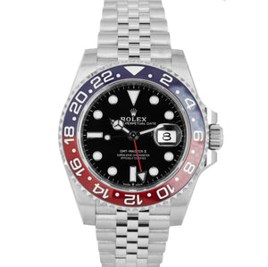 BRAND NEW 2020 Rolex GMT-Master II 'PEPSI' Red Blue Ceramic Watch 126710 BLRO