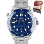 MINT Omega Seamaster Diver 300M 42mm Blue Wave 210.30.42.20.03.001 B+P Watch