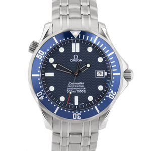 Omega Seamaster Professional 300 Blue Wave Automatic Steel 41mm Watch 2531.80