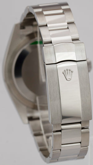 MINT 2022 Rolex Sky-Dweller Stainless Steel White Gold Silver 42mm Watch 326934