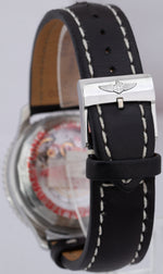 2019 Breitling Navitimer B01 Black 43mm AB012121 Chronograph Leather B+P Watch