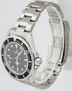 2004 Rolex Submariner No-Date Stainless Steel Black 40mm Watch 14060M BOX PAPERS